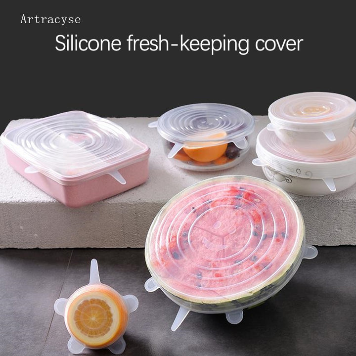 Silicone Cover Stretch Lids Reusable Durable