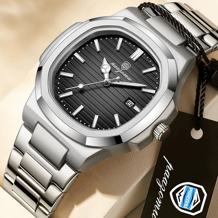 PAAZOMU Luxury Man Wristwatch Waterproof Luminous