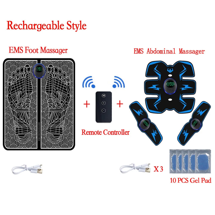 Remote EMS Foot Massager