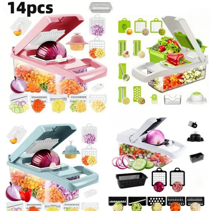 Multifunction Kitchen Slicer 6 Blades