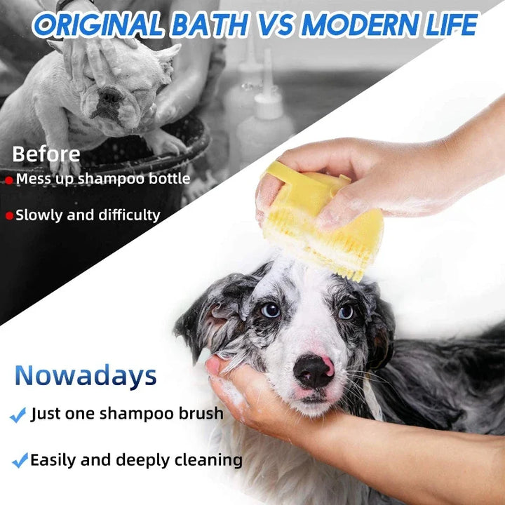 Cute Dog Bath Brush