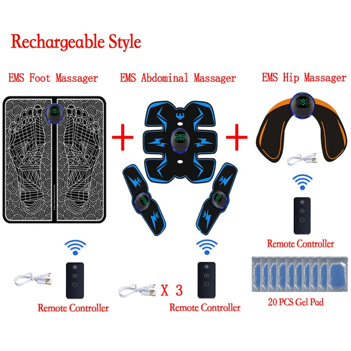 Remote EMS Foot Massager