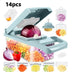 Multifunction Kitchen Slicer 6 Blades