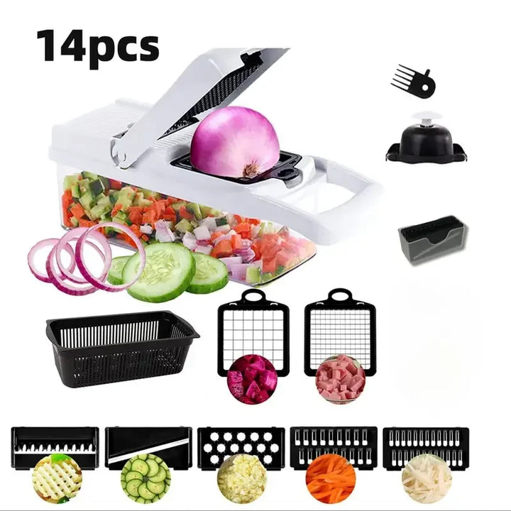 Multifunction Kitchen Slicer 6 Blades