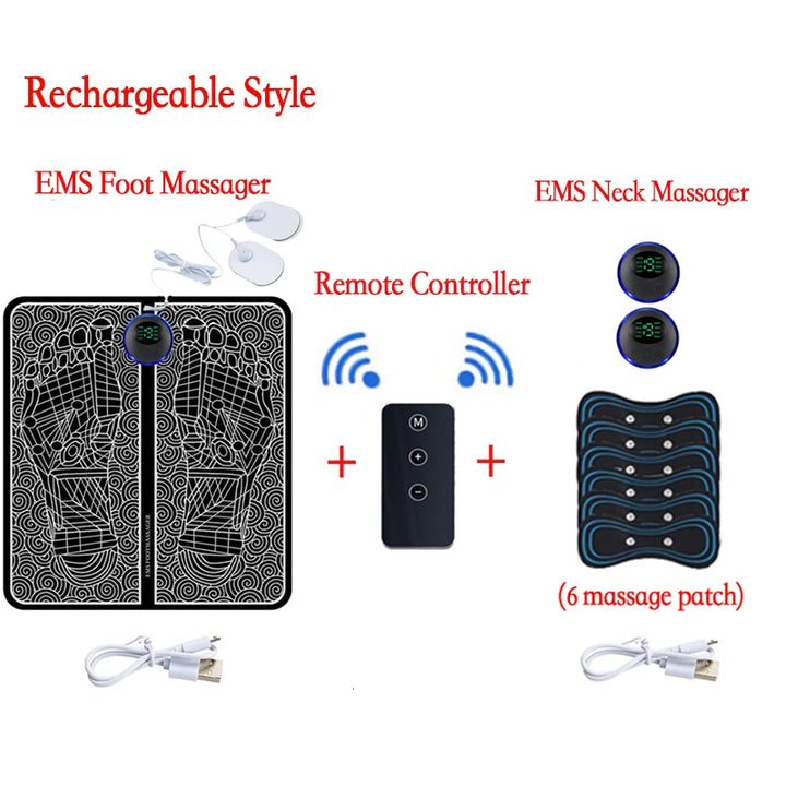 Remote EMS Foot Massager