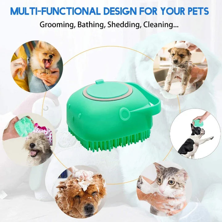 Cute Dog Bath Brush