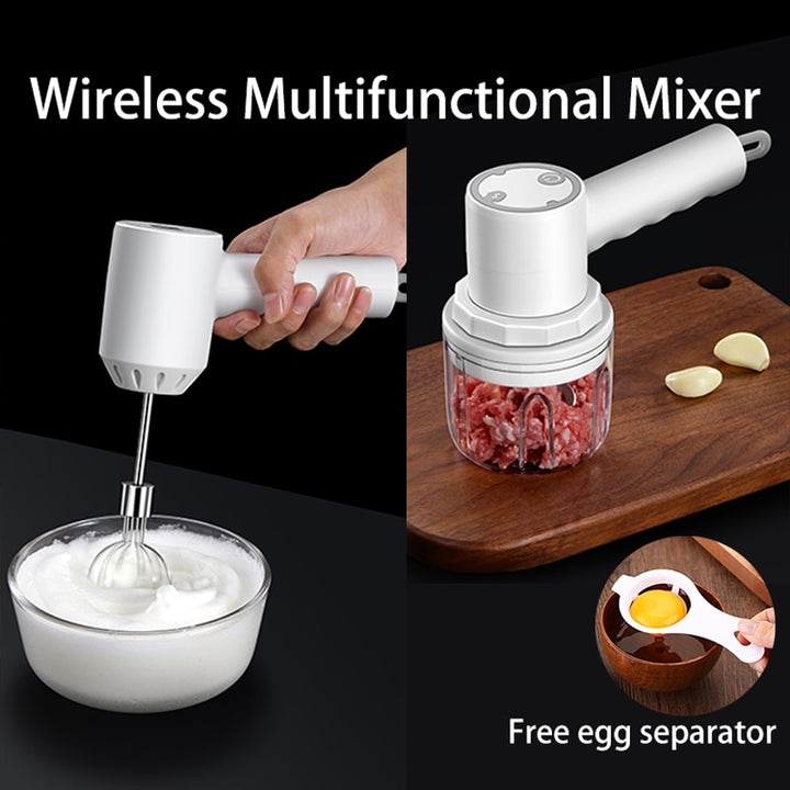 Wireless 3 Speed Mini Mixer Electric